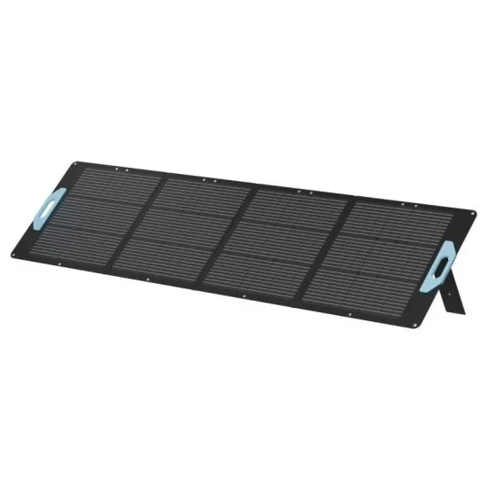 Powerology 200W Monocrystalline Portable Solar Panel - Black